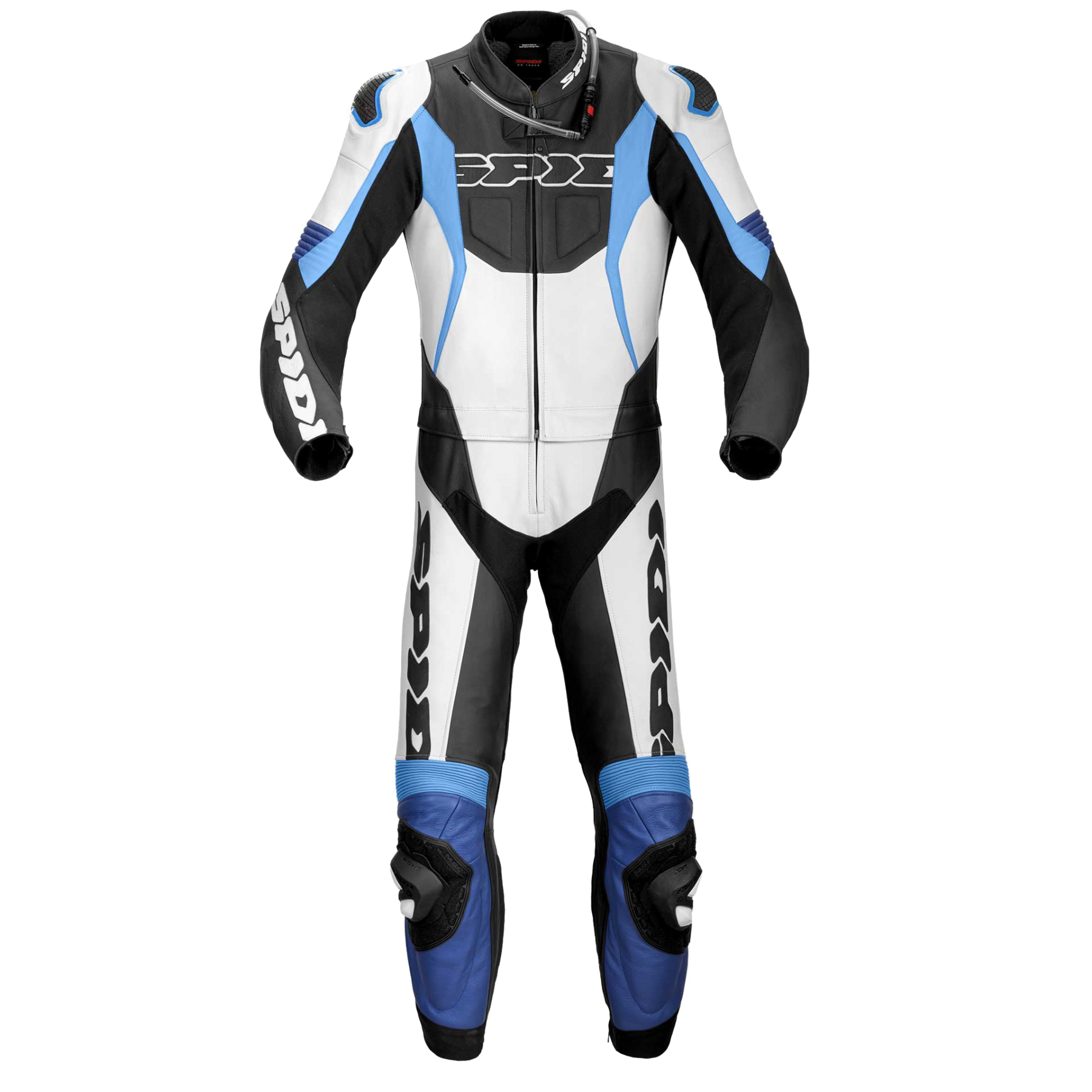 Кожен екип от две части SPIDI SPORT WARRIOR TOUR WHITE/BLUE