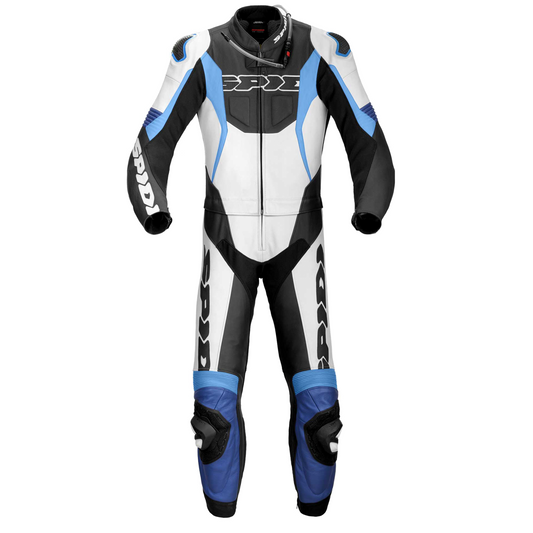Кожен екип от две части SPIDI SPORT WARRIOR TOUR WHITE/BLUE
