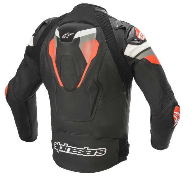 Кожено мото яке ALPINESTARS ATEM V4 BLACK/RED/GREY