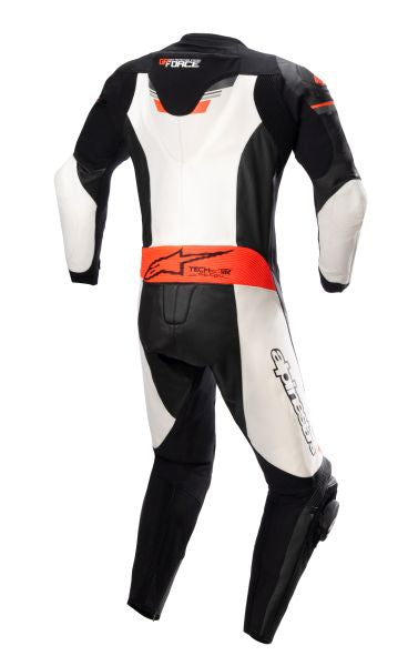 Кожен мото екип ALPINESTARS GP FORCE CHASER V2 1PC BLACK/FLUO RED/WHITE