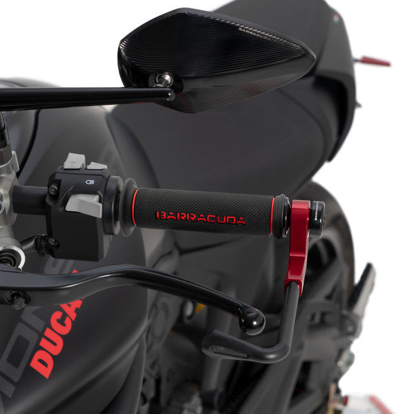 Мото ръкохватки BARRACUDA BASIC RACING GRIPS RED