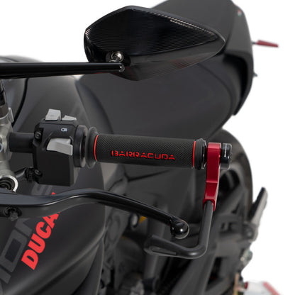 Мото ръкохватки BARRACUDA BASIC RACING GRIPS RED