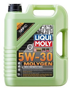 Масло 100% синтетично MOLYGEN 5W30 - 5L автомобилно масло LIQUI MOLY