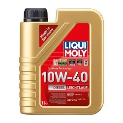 Масло полусинтетично DIESEL LEICHTLAUF 10W40 - 1L автомобилно масло LIQUI MOLY