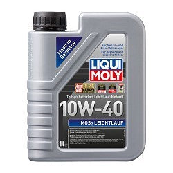 Масло полусинтетично MOS2 LEICHTLAUF 10W40 - 1L автомобилно масло LIQUI MOLY