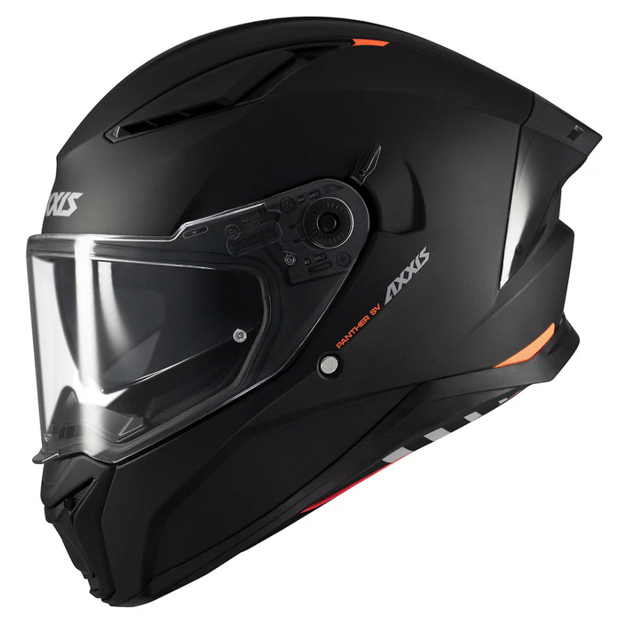 Каска AXXIS PANTHER SV SOLID A1 BLACK МАТТ