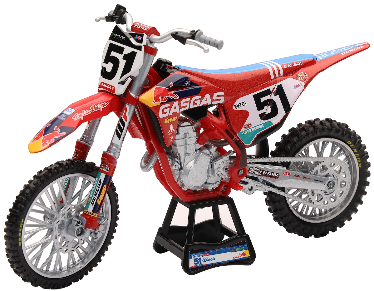 Мотоциклет играчка NEW-RAY GAS GAS MS450F JUSTIN BARCIA 1:12