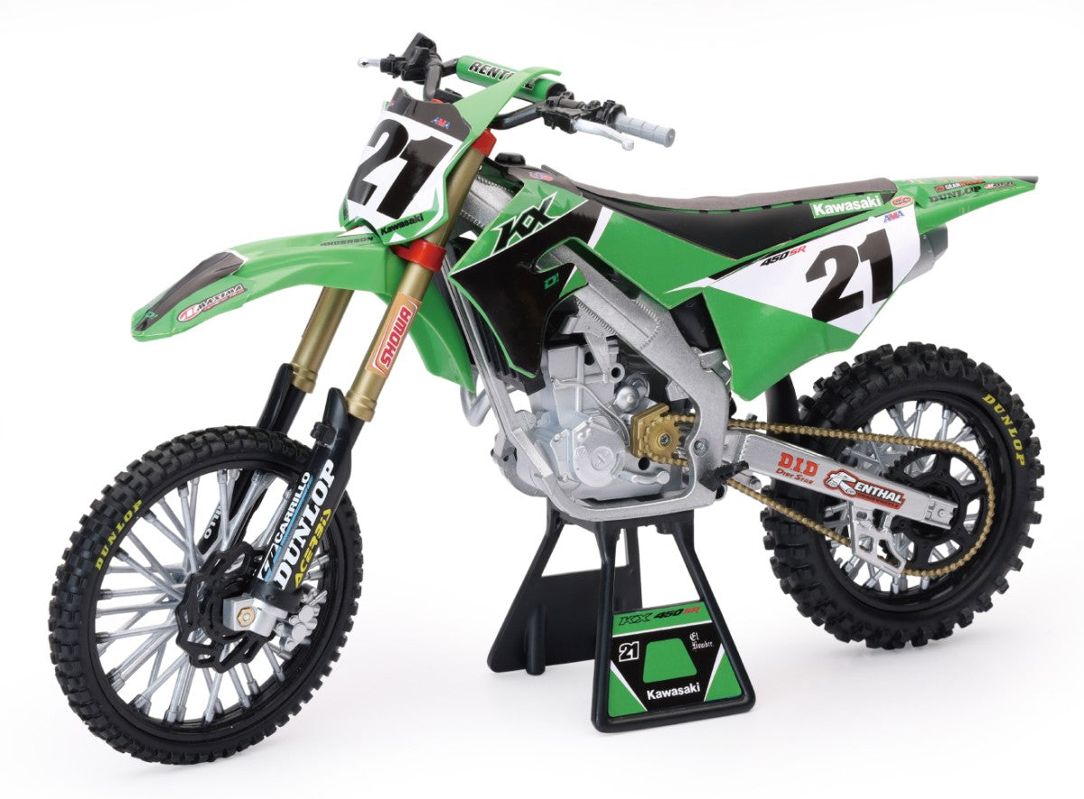 Мотоциклет играчка NEW-RAY KAWASAKI JASON ANDERSON 21