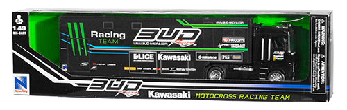 Камион играчка BUD RACING MONSTER KAWASAKI 1:43