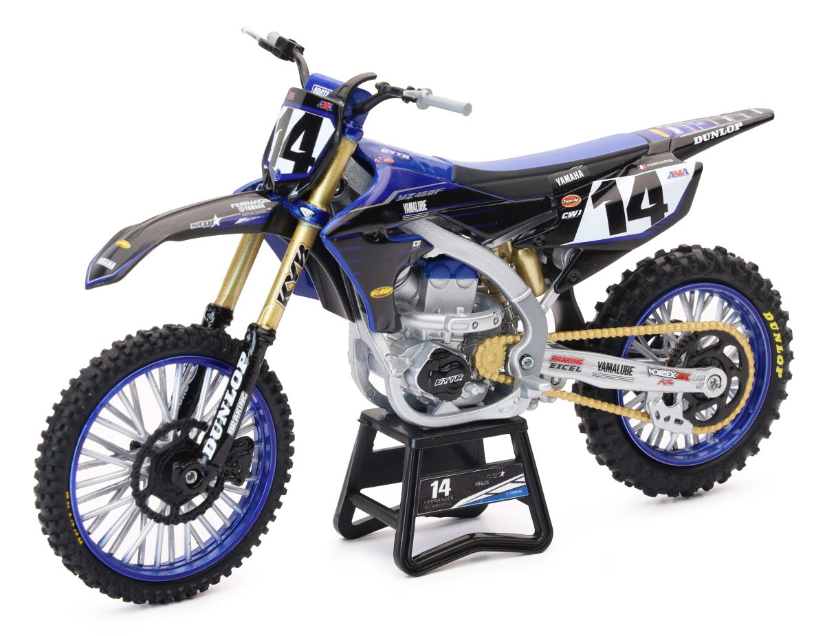 Мотоциклет играчка Yamaha YZ450F D. Ferrandis (No 14) 1:12