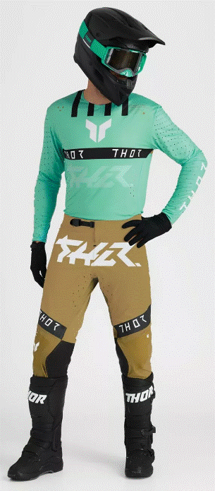 Мотокрос брич THOR SPORTMODE FLITE MINT/COPPER