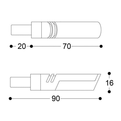 LED мото мигачи BARRACUDA IDEA B-LUX RED