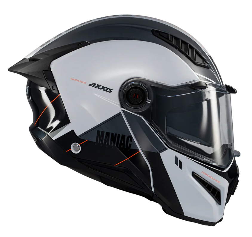 Отваряема каска AXXIS GHOSTFIGHTER SV MANIAC A2 GLOSS