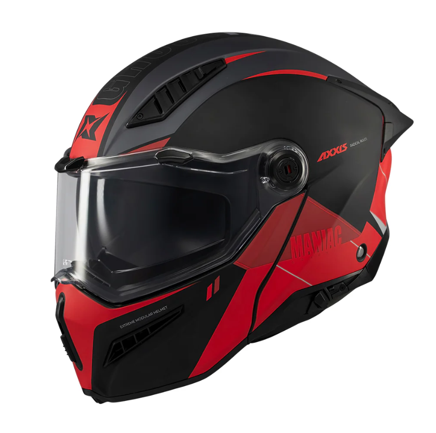 Отваряема каска AXXIS GHOSTFIGHTER SV MANIAC B5 MATT