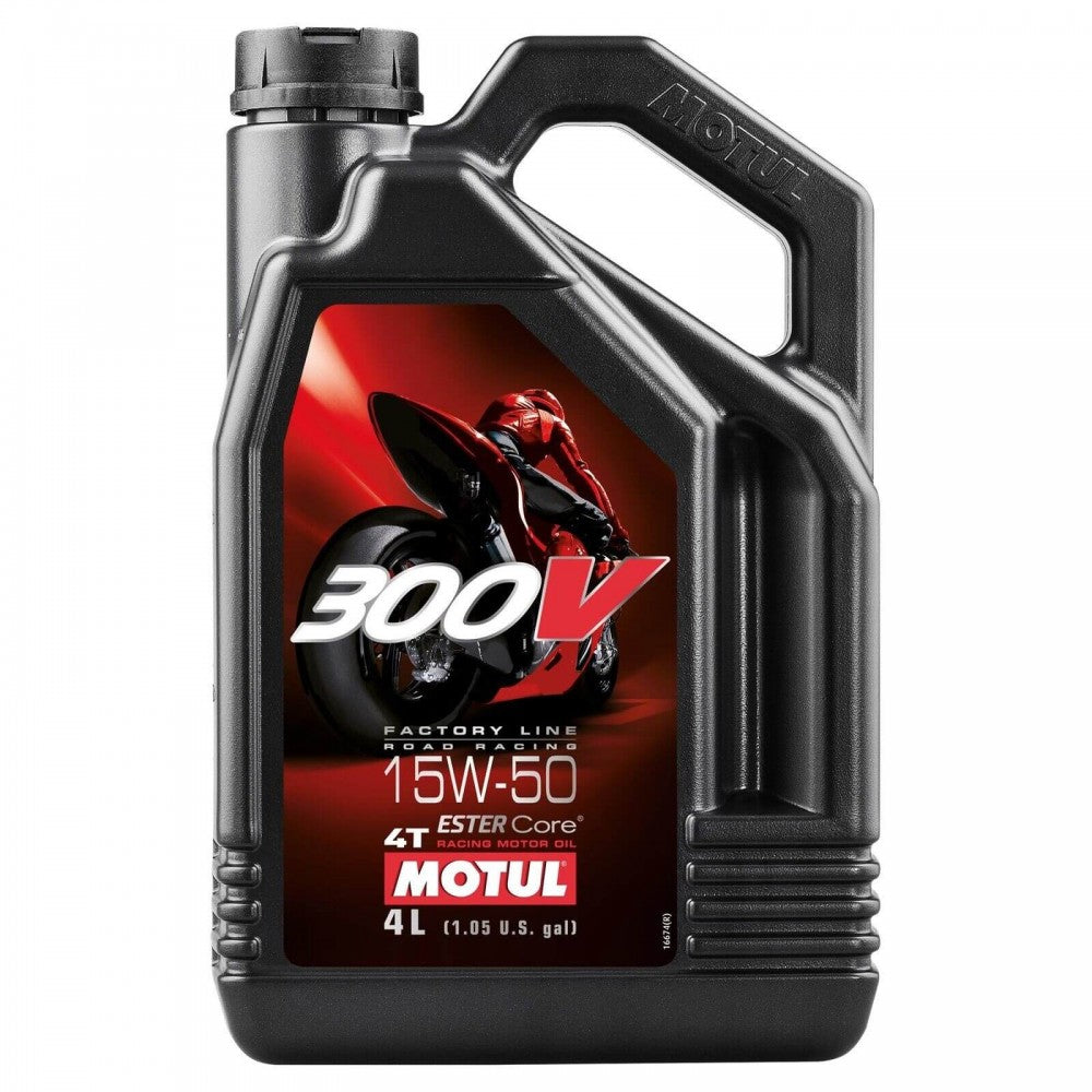 Мото масло Motul 300V Factory Line Road Racing 15W-50 4T 4L