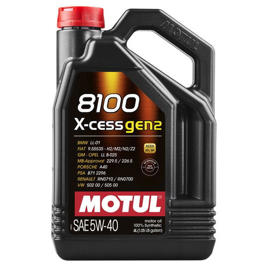 MOTUL 8100 X-CESS GEN2 5W40-4L