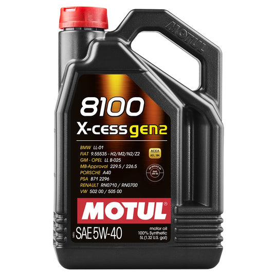 MOTUL 8100 X-CESS GEN2 5W40-5L