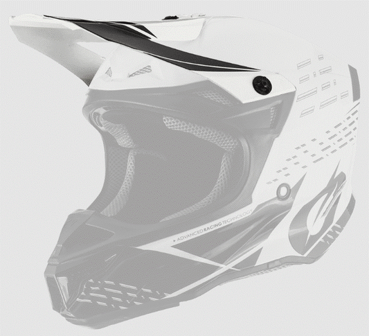 Козирка за каска O'NEAL 5SRS POLYACRYLITE HELMET TRACE BLACK/WHITE