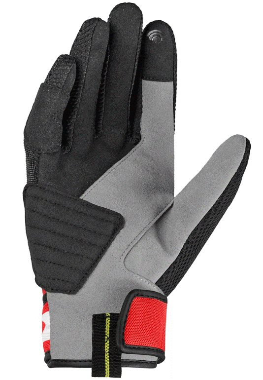 Текстилни мото ръкавици SPIDI NEO-S BLACK/RED