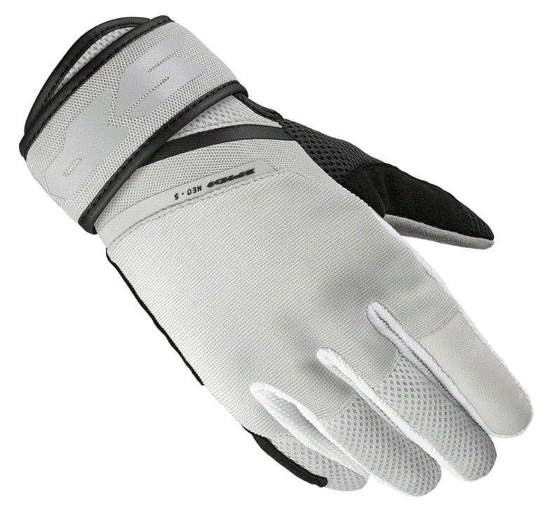 Текстилни мото ръкавици SPIDI NEO-S WHITE/GRAY