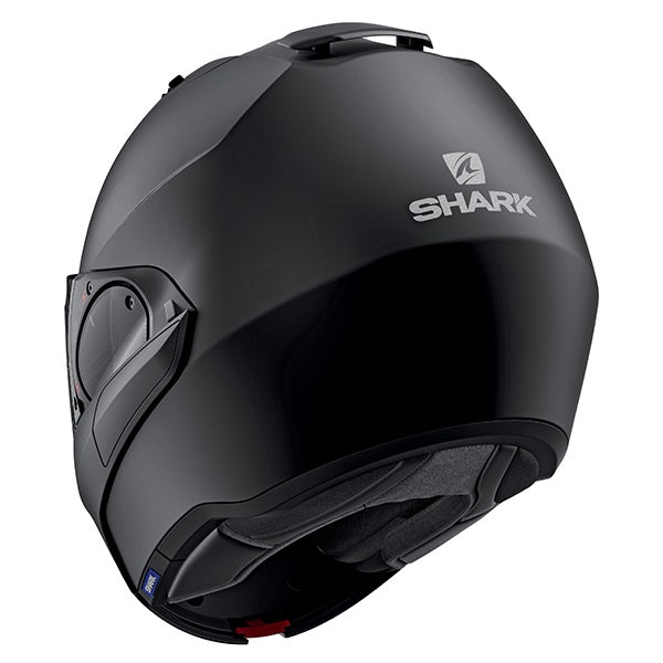 Каска за мотор SHARK EVO-ES BLANK BLACK MAT
