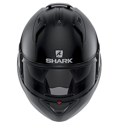 Каска за мотор SHARK EVO-ES BLANK BLACK MAT