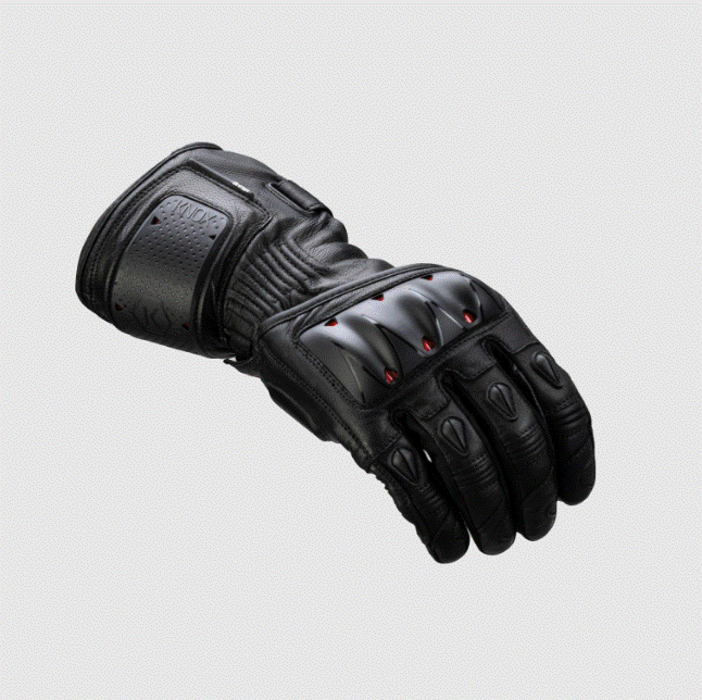 Кожени ръкавици KNOX Oulton MK2 – Black/Red
