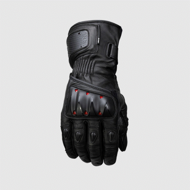 Кожени ръкавици KNOX Oulton MK2 – Black/Red