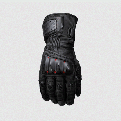 Кожени ръкавици KNOX Oulton MK2 – Black/Red