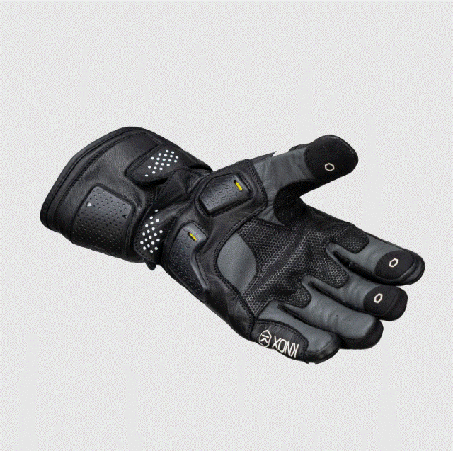 Кожени ръкавици KNOX Oulton MK2 – Black/White
