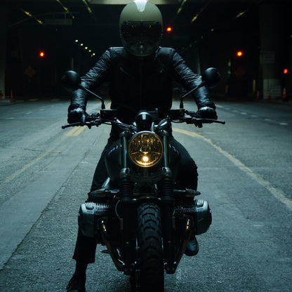 Кожено яке за мотор SPIDI GARAGE ROBUST BLACK