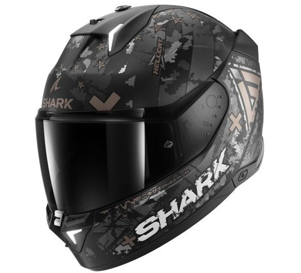 Каска SHARK SKWAL i3 HELLCAT BLACK/BRONZE
