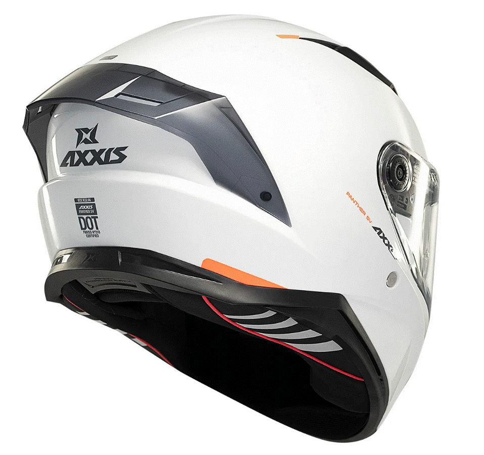Каска AXXIS PANTHER SV SOLID WHITE GLOSS