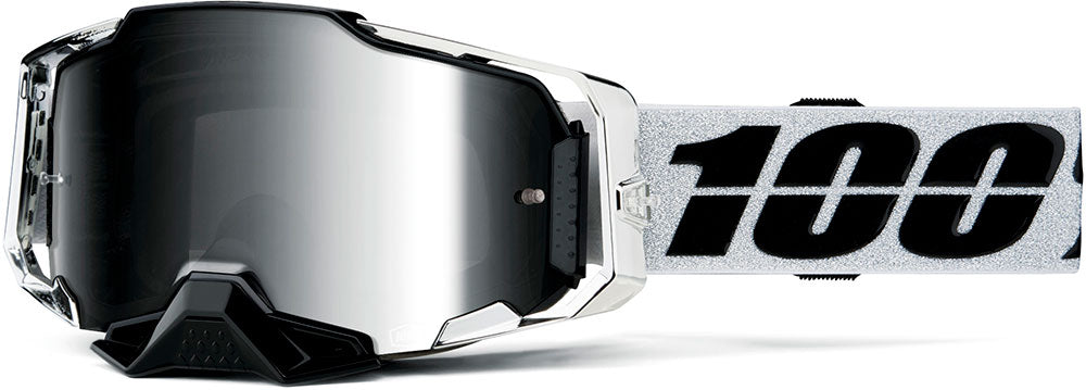 Мотокрос очила 100% ARMEGA ATAC MIRROR SILVER