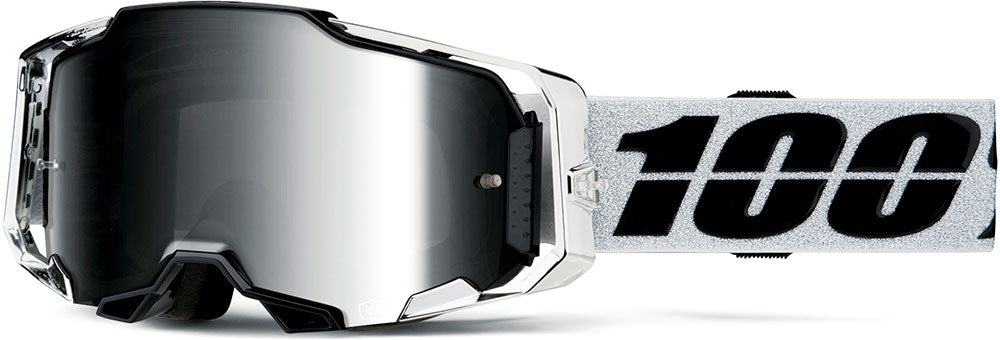 Мотокрос очила 100% ARMEGA ATAC MIRROR SILVER
