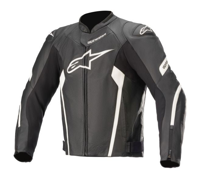 Кожено мото яке ALPINESTARS FASTER V2 AIRFLOW BLACK/WHITE