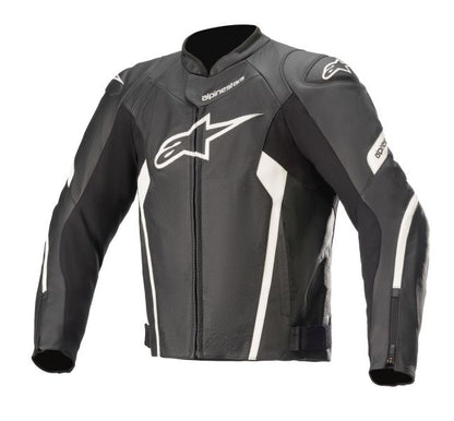 Кожено мото яке ALPINESTARS FASTER V2 AIRFLOW BLACK/WHITE