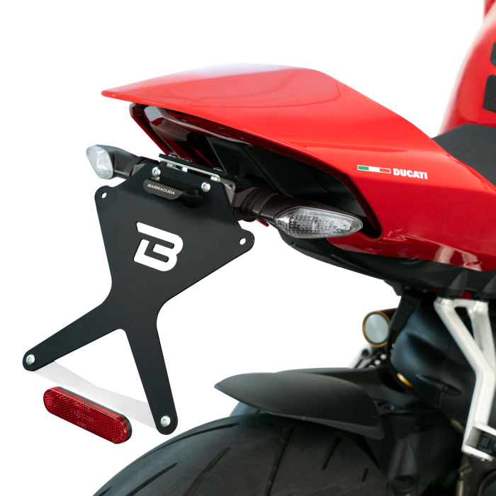 Стойка за номер за оригинални мигачи BARRACUDA Ducati Panigale/Streetfighter V4/V2
