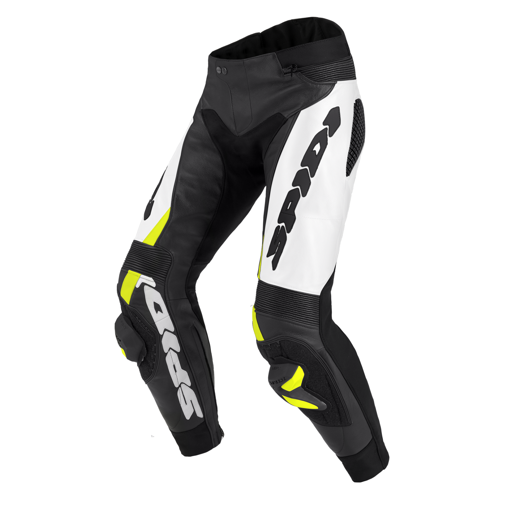 Кожен панталон SPIDI RR PRO WARRIOR BLACK/FLUO