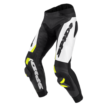 Кожен панталон SPIDI RR PRO WARRIOR BLACK/FLUO