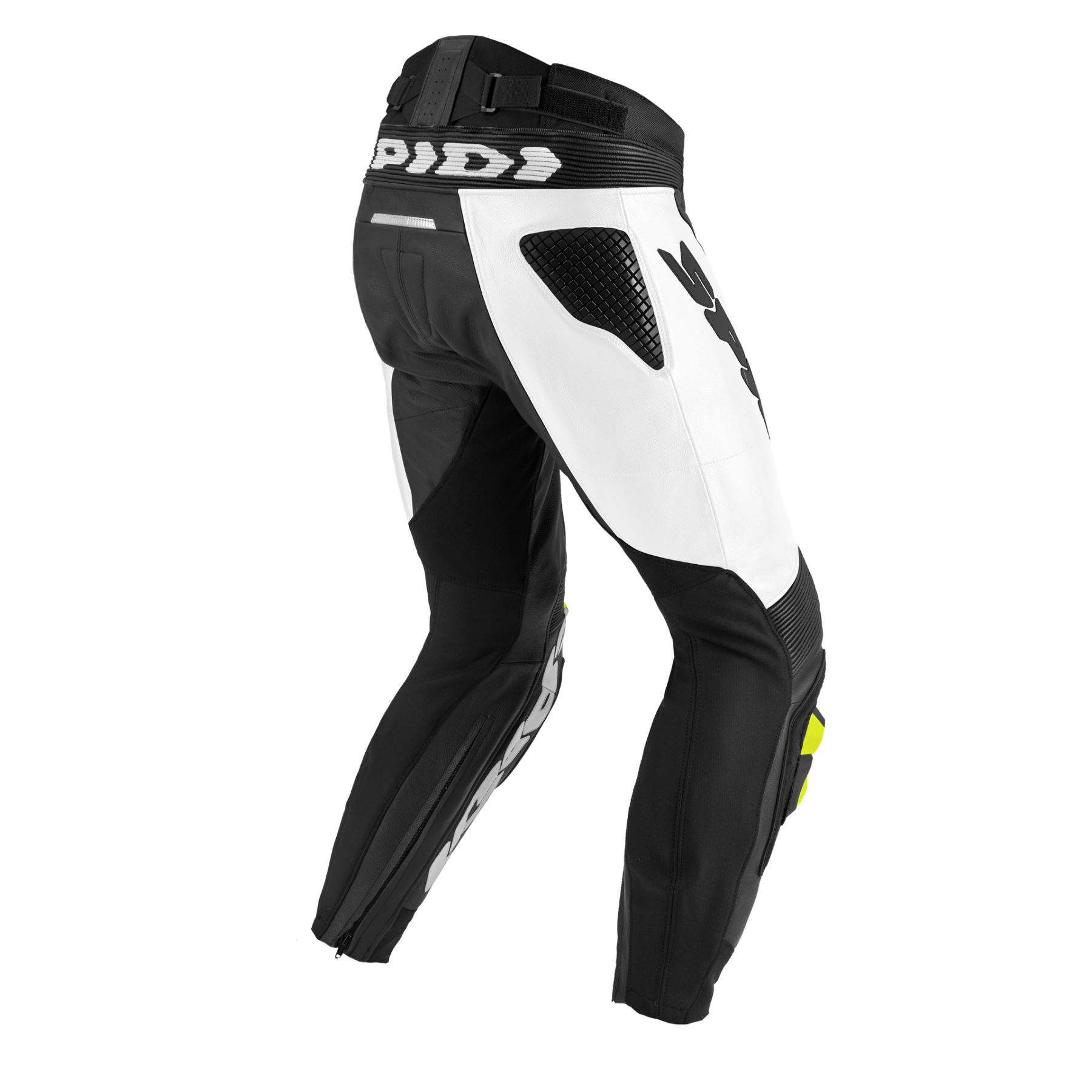 Кожен панталон SPIDI RR PRO WARRIOR BLACK/FLUO