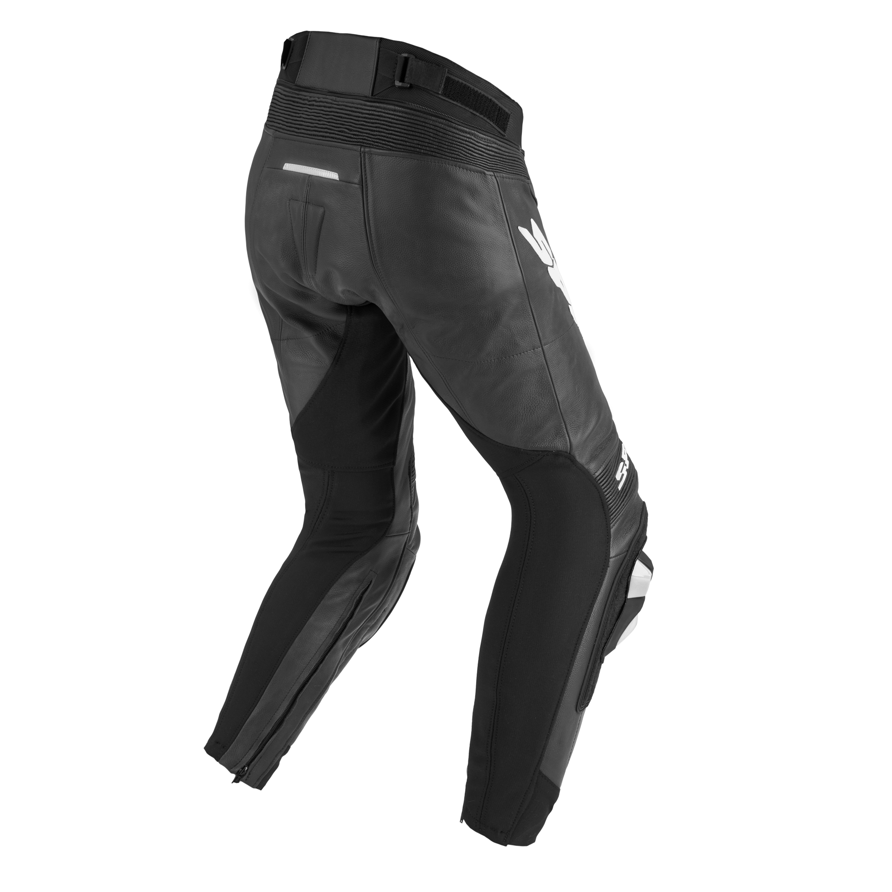 Кожен мото панталон SPIDI RR PRO 2 SHORT Black/White