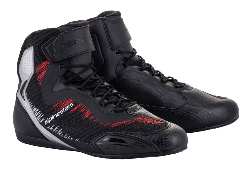 Мото боти ALPINESTARS FASTER-3 RIDEKNIT BLACK/RED/SILVER