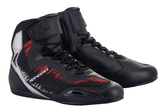Мото боти ALPINESTARS FASTER-3 RIDEKNIT BLACK/RED/SILVER