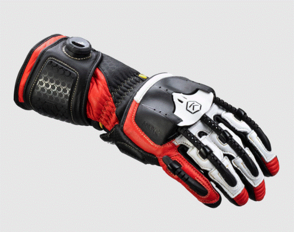 Кожени ръкавици KNOX Handroid MK5 RED
