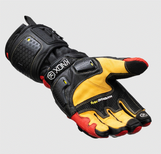 Кожени ръкавици KNOX Handroid MK5 RED