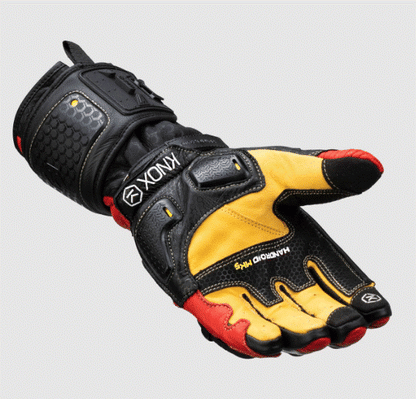 Кожени ръкавици KNOX Handroid MK5 RED