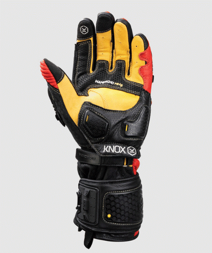 Кожени ръкавици KNOX Handroid MK5 RED
