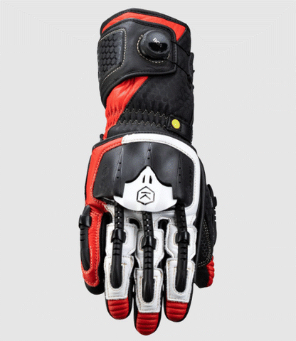 Кожени ръкавици KNOX Handroid MK5 RED