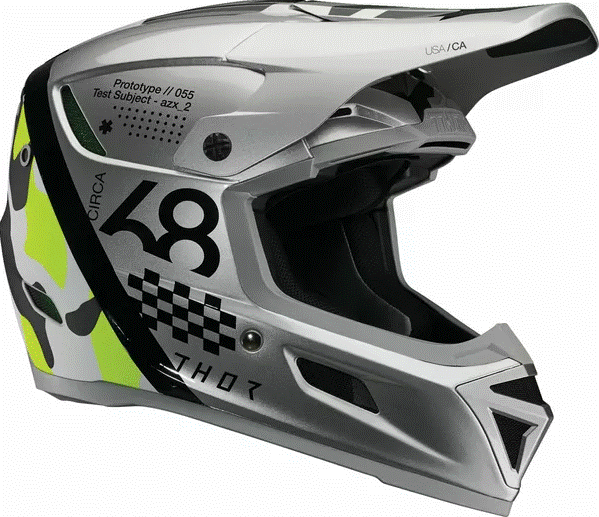 Мотокрос каска THOR REFLEX SPORT RIOT GRAY/ACID MIPS